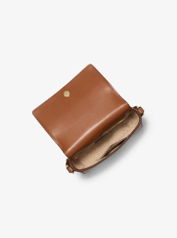 Michael Kors Vincent Small Saffiano Leather Crossbody Bag with Signature Logo Card Case