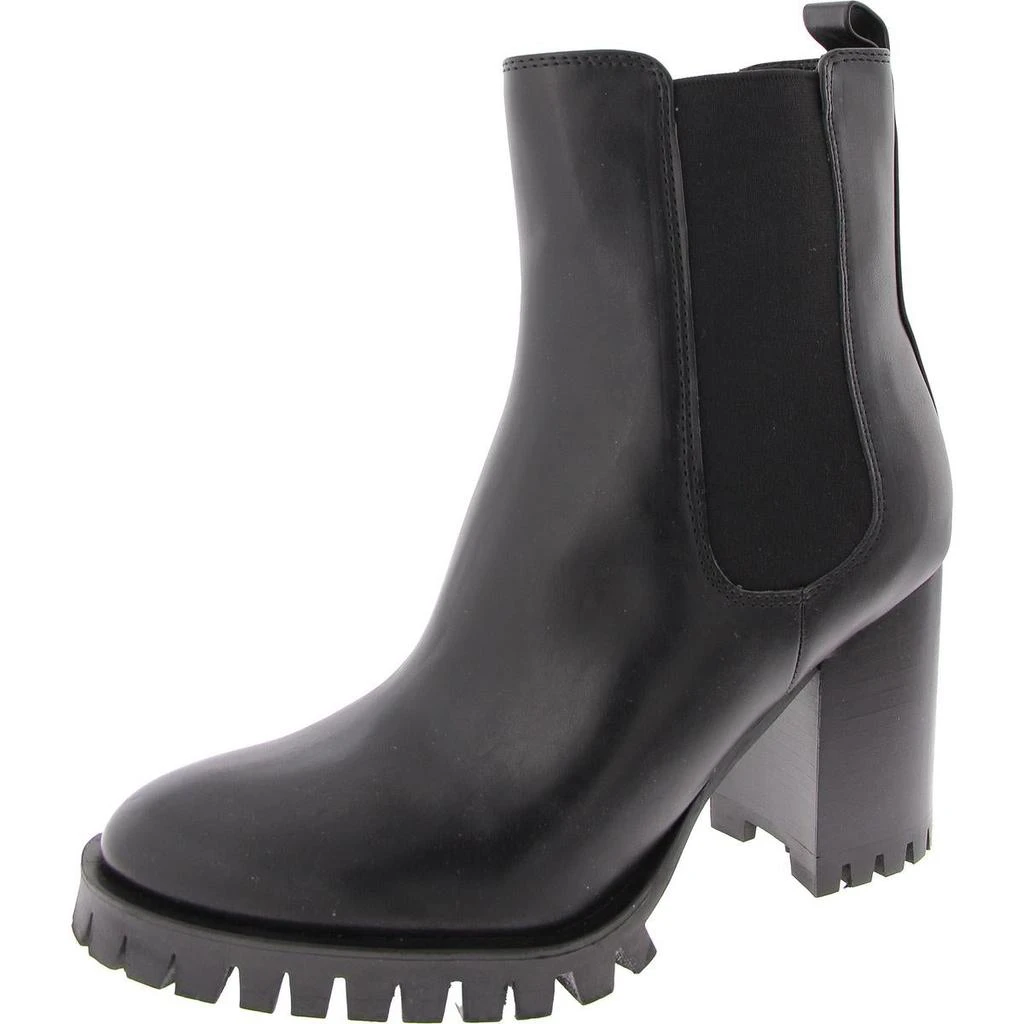 Nine West Kort 3 Womens Faux Leather Zip Up Ankle Boots 1