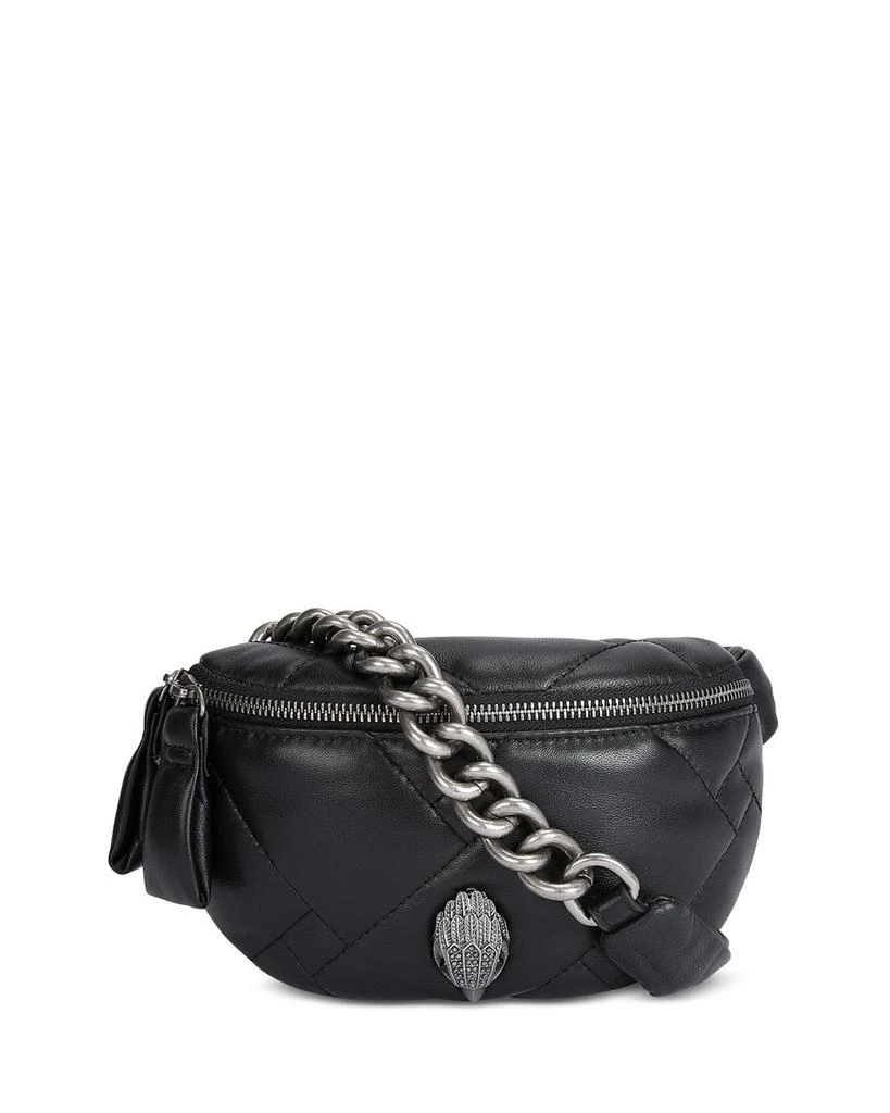 Kurt Geiger Kensington Mini Quilted Leather Belt Bag 1