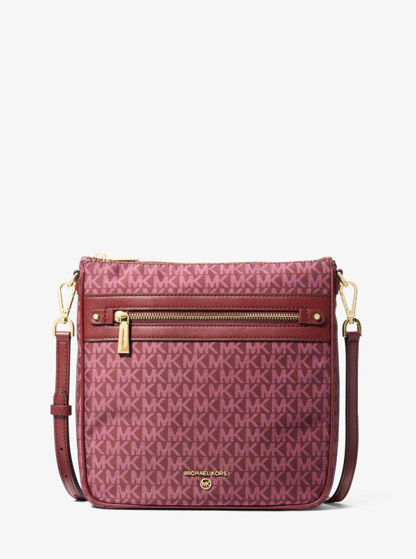 undefined Jet Set Large Signature Logo Printed Crossbody Bag