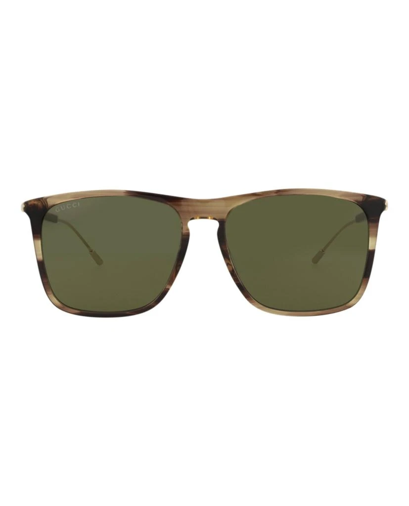 Gucci Square-Frame Recycled Acetate Sunglasses