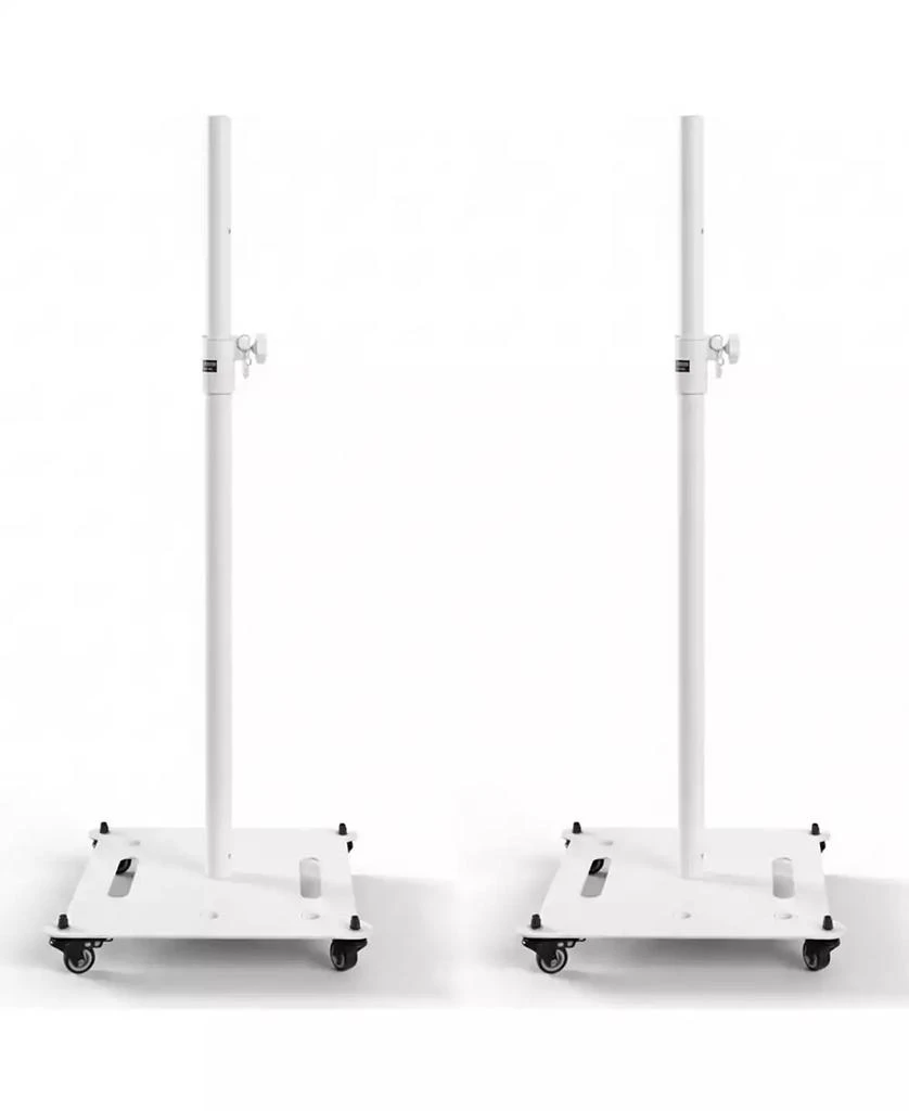 5 Core Speaker Stand 2Pc Heavy Duty Adjustable Height 61" DJ PA Stands 35mm Mount 100Lb Capacity
