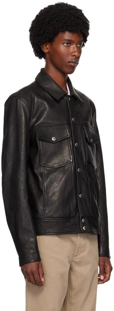 BELSTAFF Black Piston Leather Jacket 2