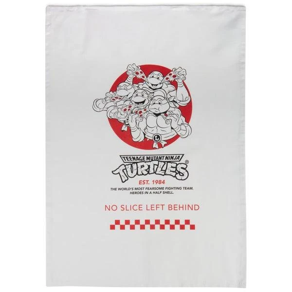 Original Hero Teenage Mutant Ninja Turtles By The Slice Cotton Tea Towel - White 1