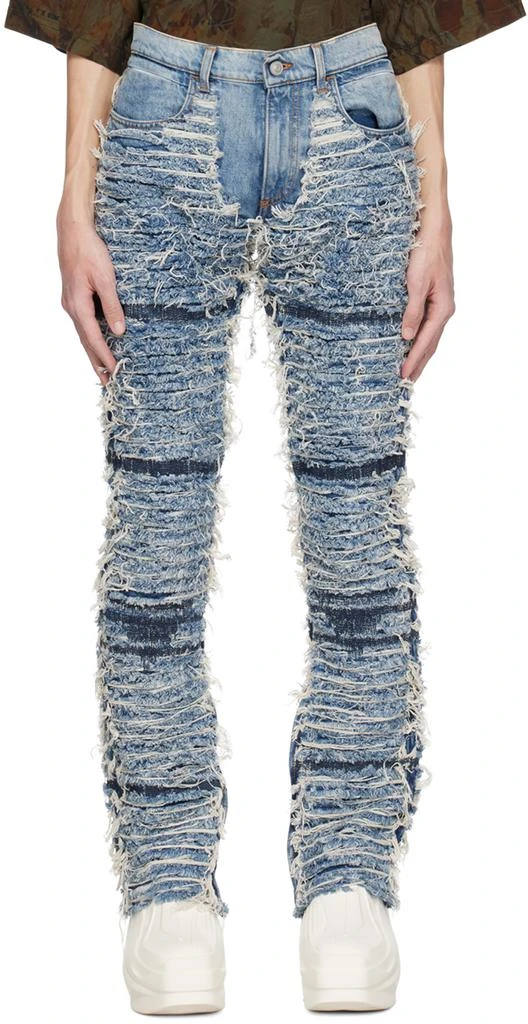 1017 ALYX 9SM Blue Blackmeans Edition Jeans WAIST-US-30 - Jeans 