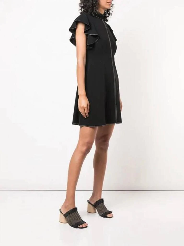 Cinq a Sept Topstitch Reiko Dress In Black 2