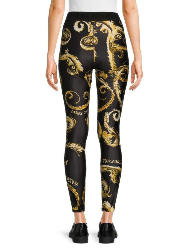 Versace Baroque Print Leggings 2