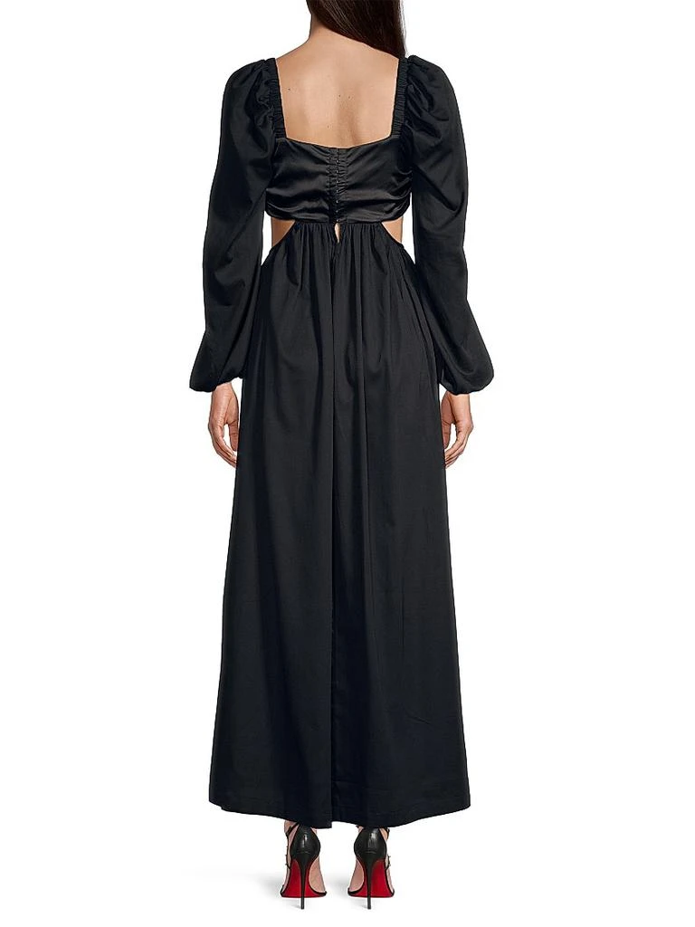 Hansen + Gretel Orbison Balloon-Sleeve Maxi Dress 5