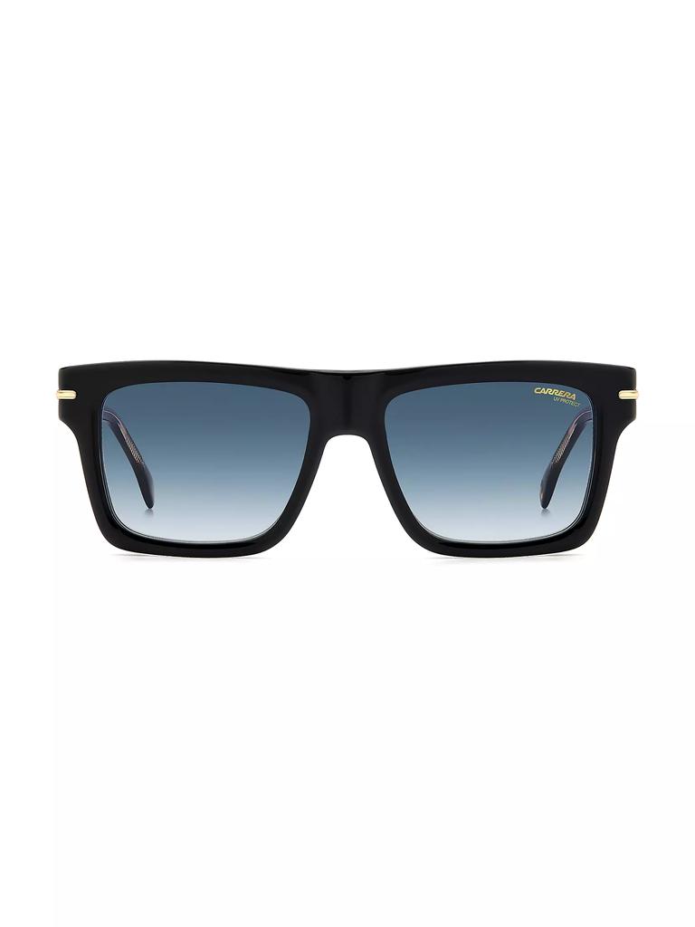 Carrera 54MM Acetate Rectangular Sunglasses