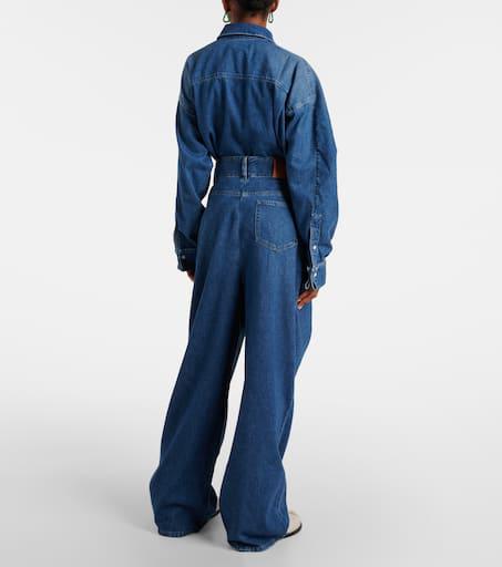 唯一無二の個性を纏う【LOEWE】Wrap wide-leg jeans 唯一無二の個性を纏う【LOEWE】Wrap wide-leg jeans