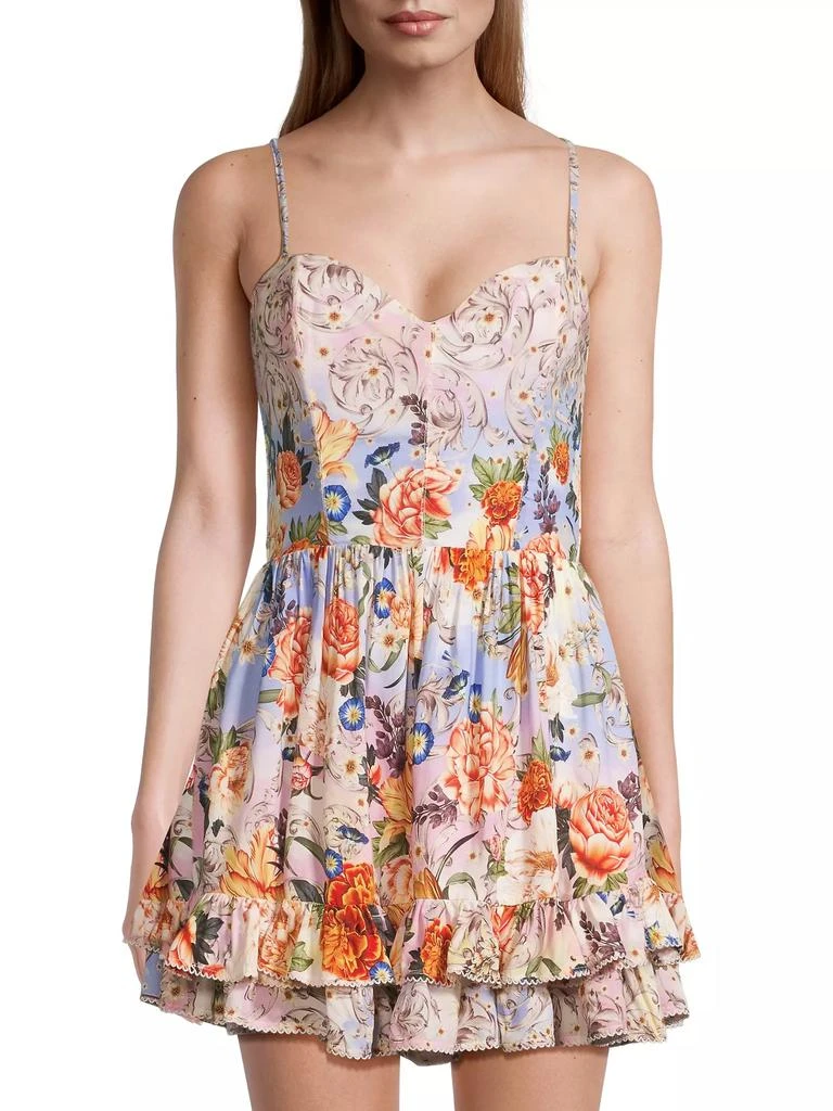 Agua Bendita Isadora Numen Floral Minidress 3