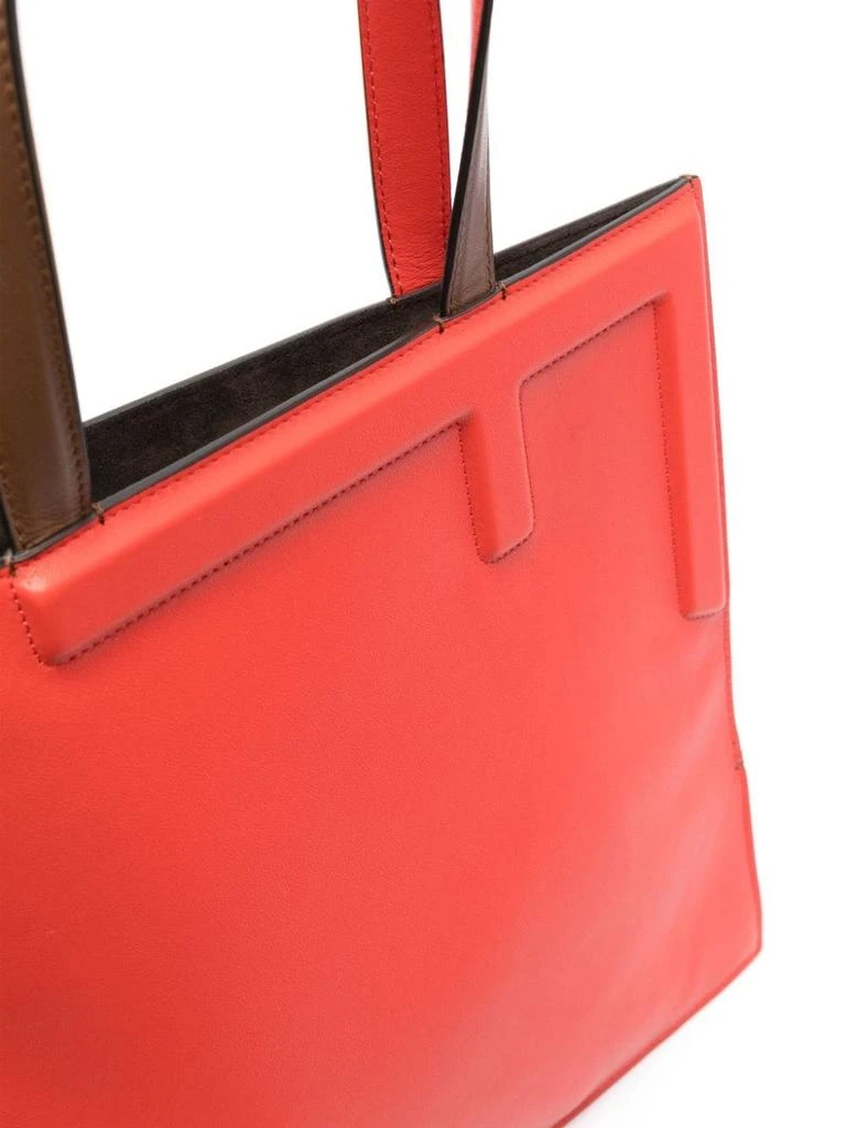 Fendi FENDI FLIP MEDIUM LEATHER TOTE 4