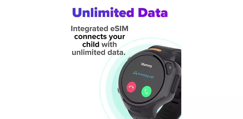 myFirst Fone R2 (Mixed Berries) Kids Smartwatch Phone with GPS Tracker, Video Calls, Messaging, SOS Button, eSIM Technology - Gift For Boy Ages 5-12 (US
CA) 2