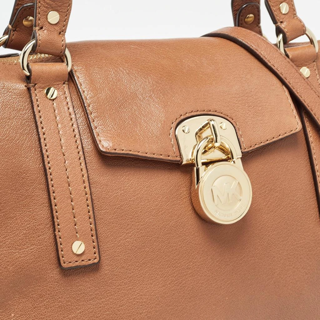 Michael Kors Michael Michael Kors Leather Hamilton Satchel 5