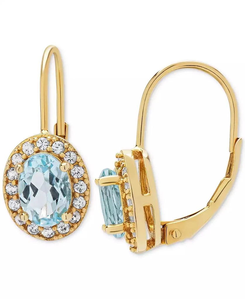 Emerald Cut Macy's Citrine Earrings Macy's Genuine Citrine (1