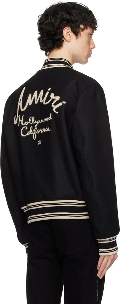 AMIRI Black 'AMIRI Hollywood' Bomber Jacket 3