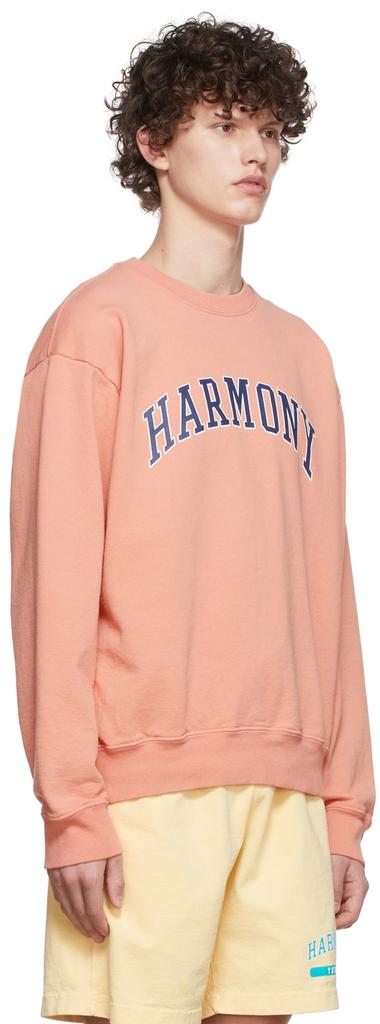 Harmony Pink Cotton Sweatshirt
