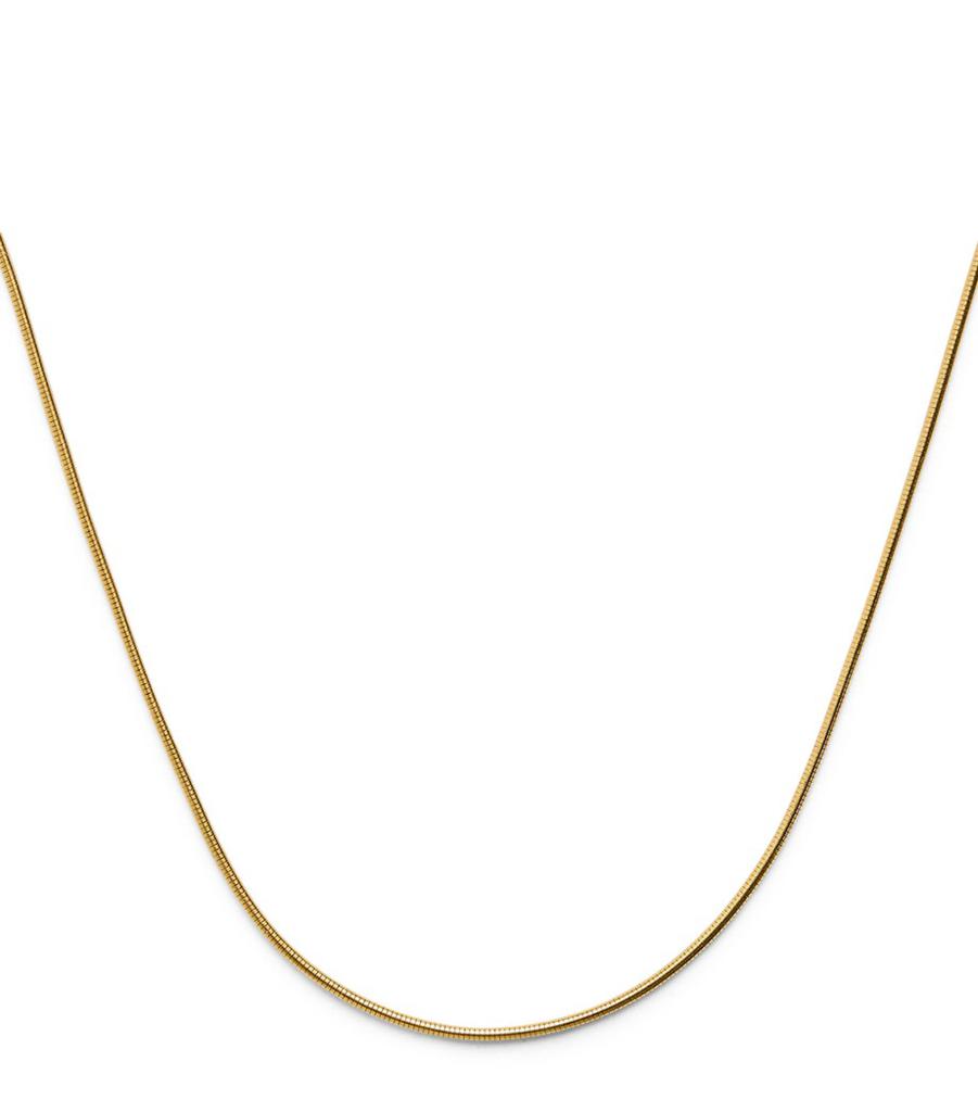 Azlee Yellow Gold Cascade Chain Necklace