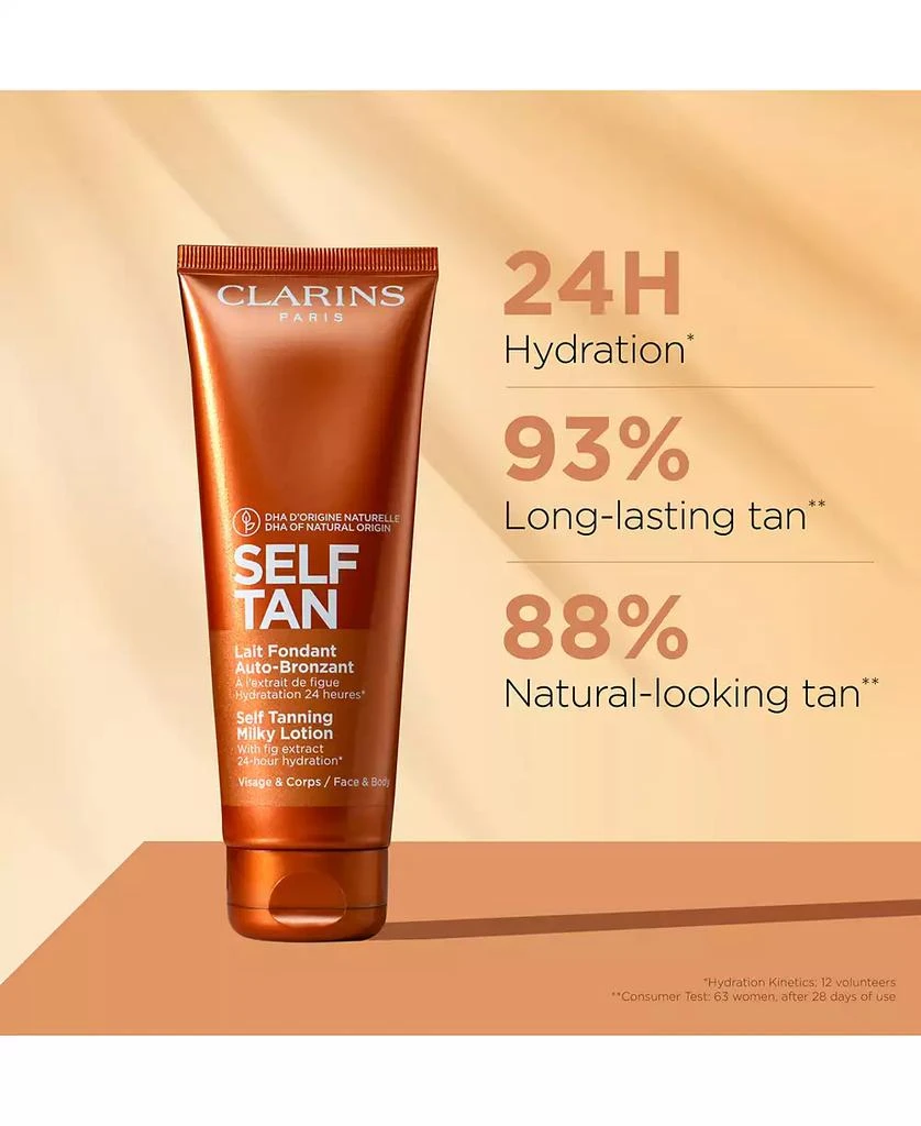 Clarins Self Tanning Face & Body Milky Lotion, 4.2 oz. 2