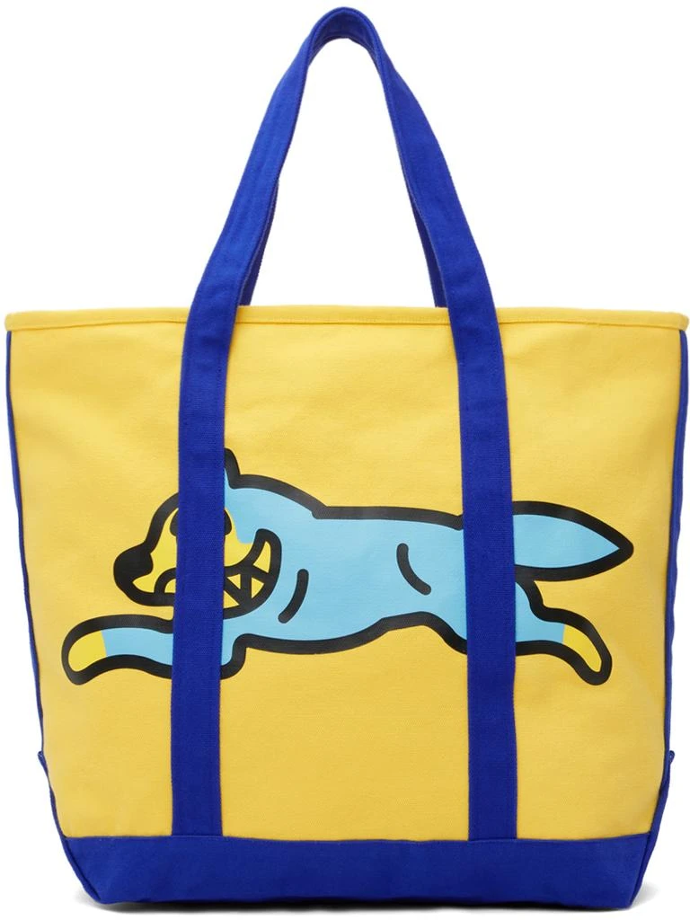 ICECREAM Navy & Yellow Running Dog Tote 1