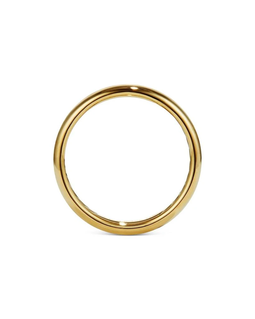 David Yurman Men 's Classic Band Ring in 18K Yellow Gold 2