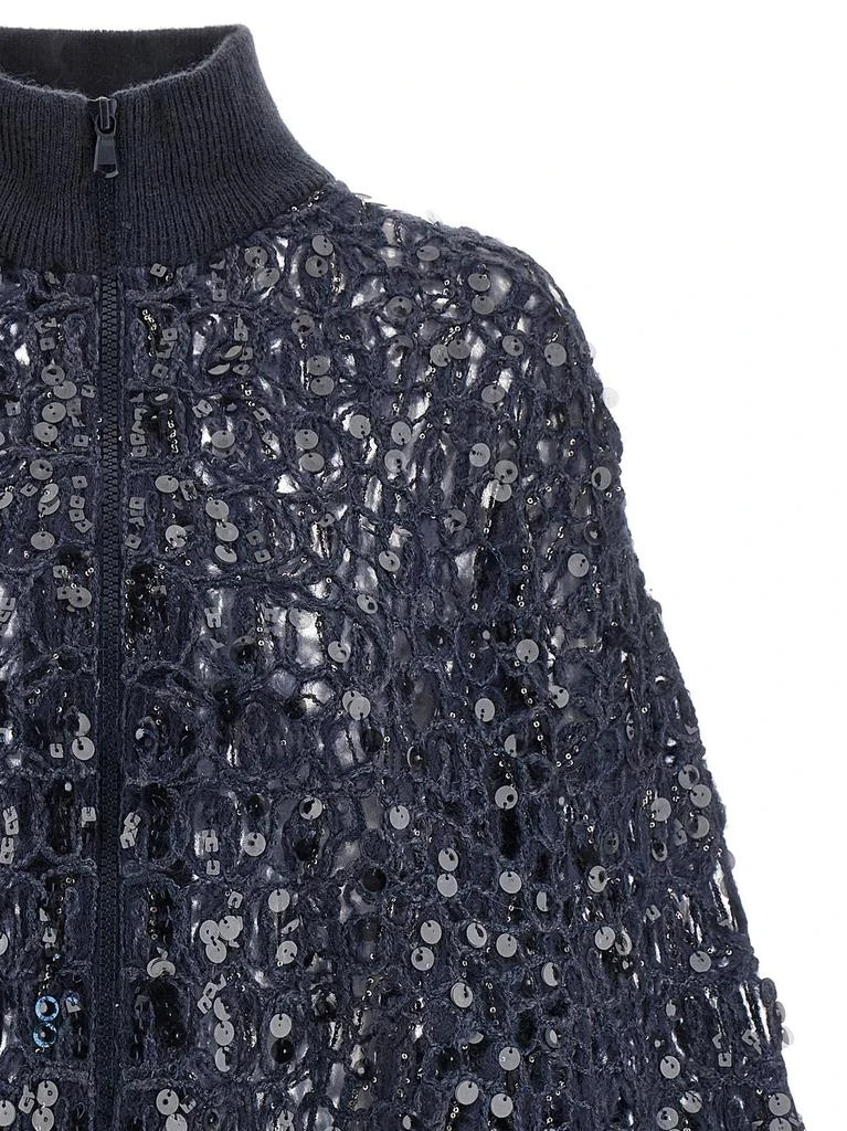 Brunello Cucinelli Brunello Cucinelli Dazzling Embroidered Knit Cardigan 3