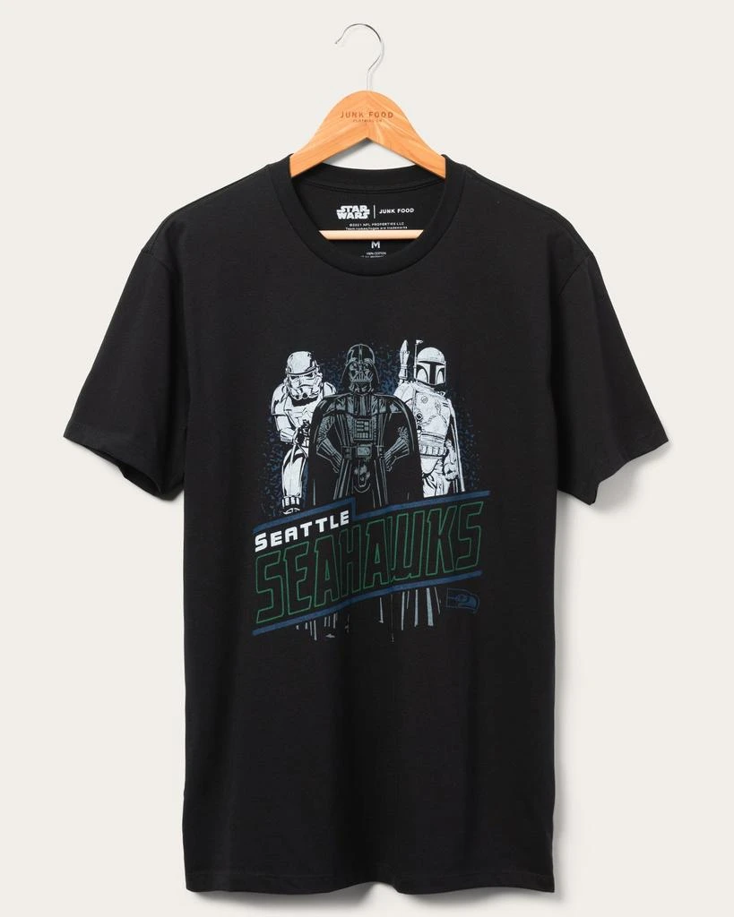 Junk Food Clothing Unisex Star Wars x Junk Food x NFL Dark Side Team Seahawks Tee 3