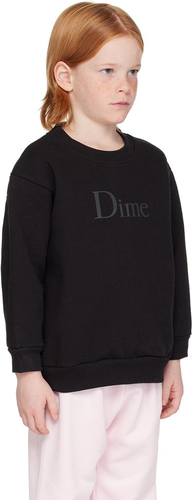 Dime Kids Black Printed Sweatshirt