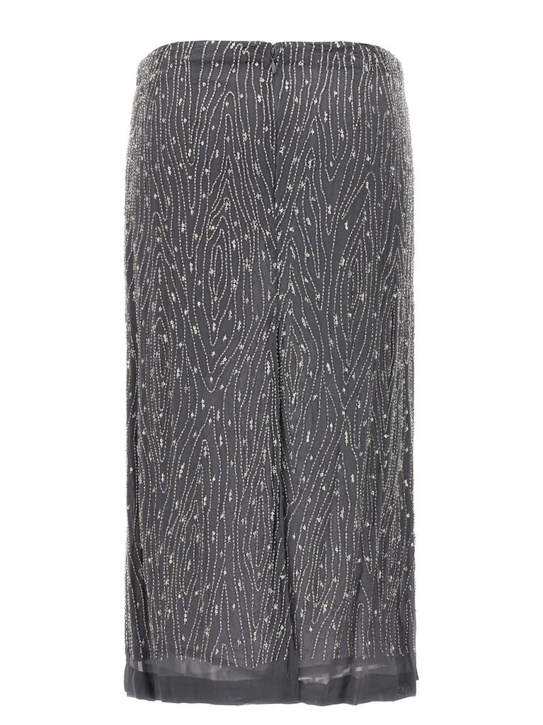 P.A.R.O.S.H. P.A.R.O.S.H. Sequin Embellished Midi Skirt 2