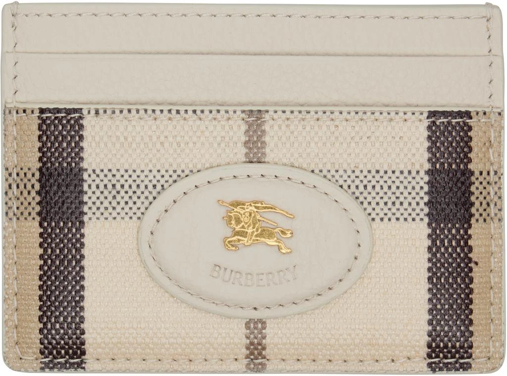 Burberry Off-White Highlands Card Holder