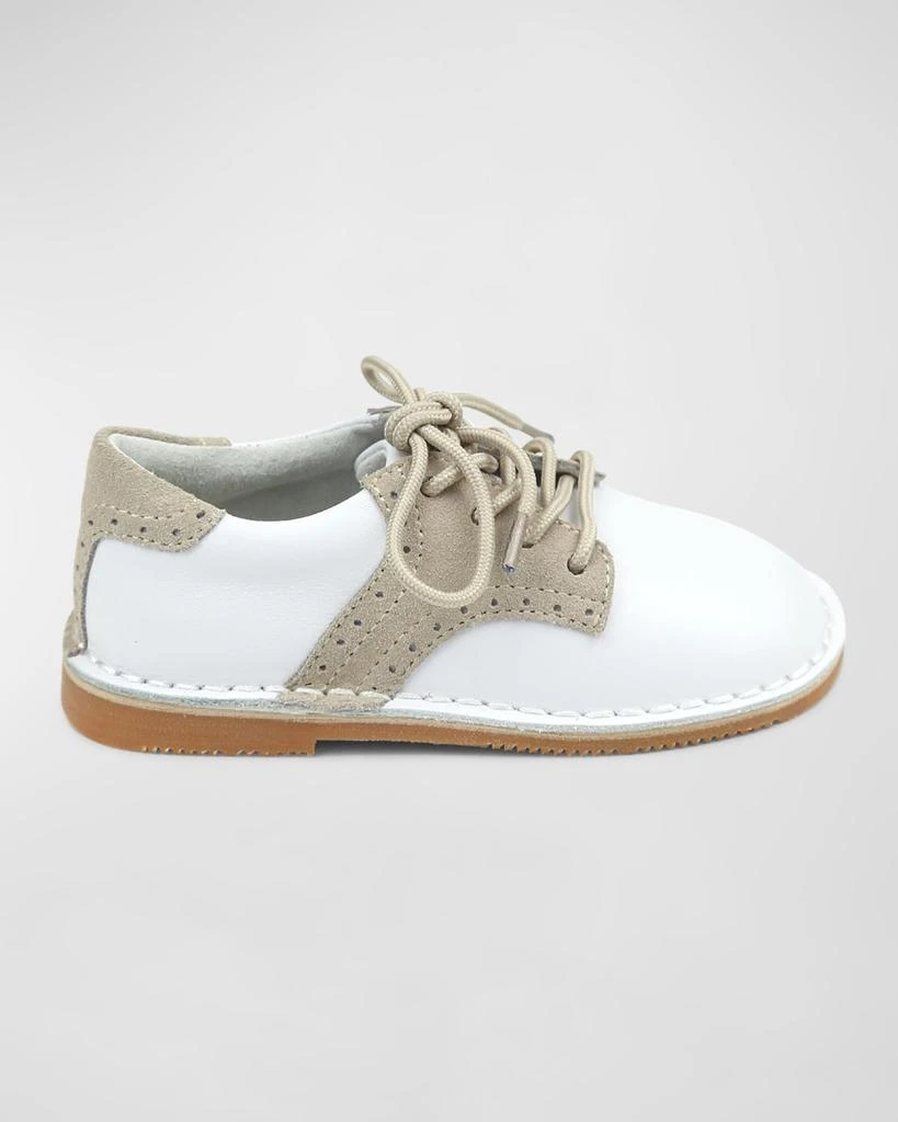 L'Amour Shoes Boy's Rowan Classic Saddle Shoes, Baby/Toddlers/Kids 1