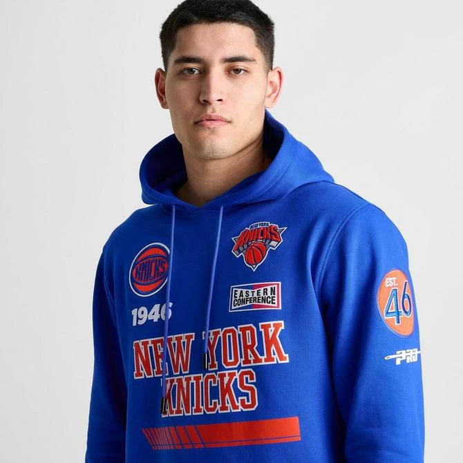 Pro Standard Men's Pro Standard New York Knicks NBA Fast Lane Fleece Hoodie 5