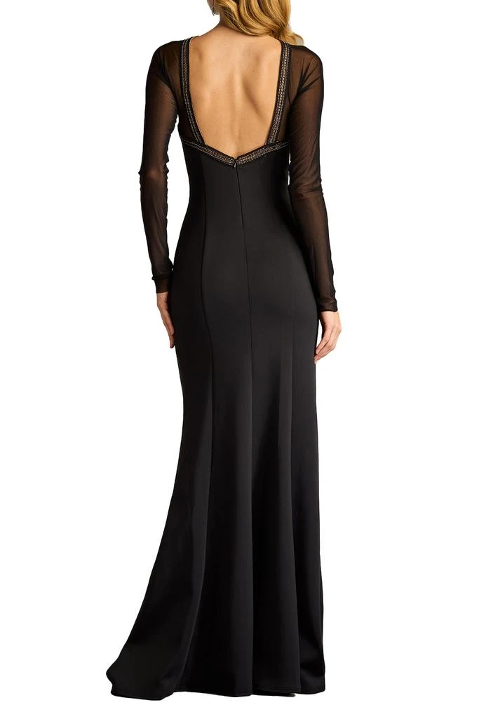 Tadashi Shoji Savoy Sheer Sleeve Gown 2