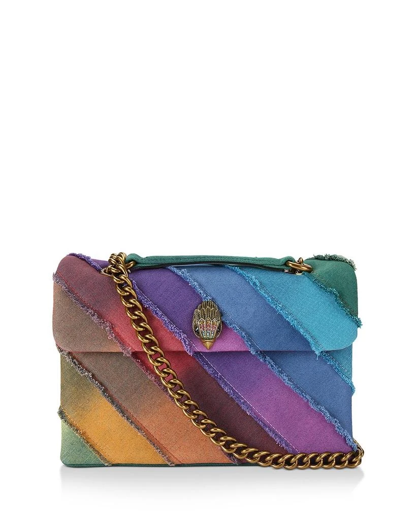 KURT GEIGER LONDON Kensington Multicolor Denim Crossbody Bag 1