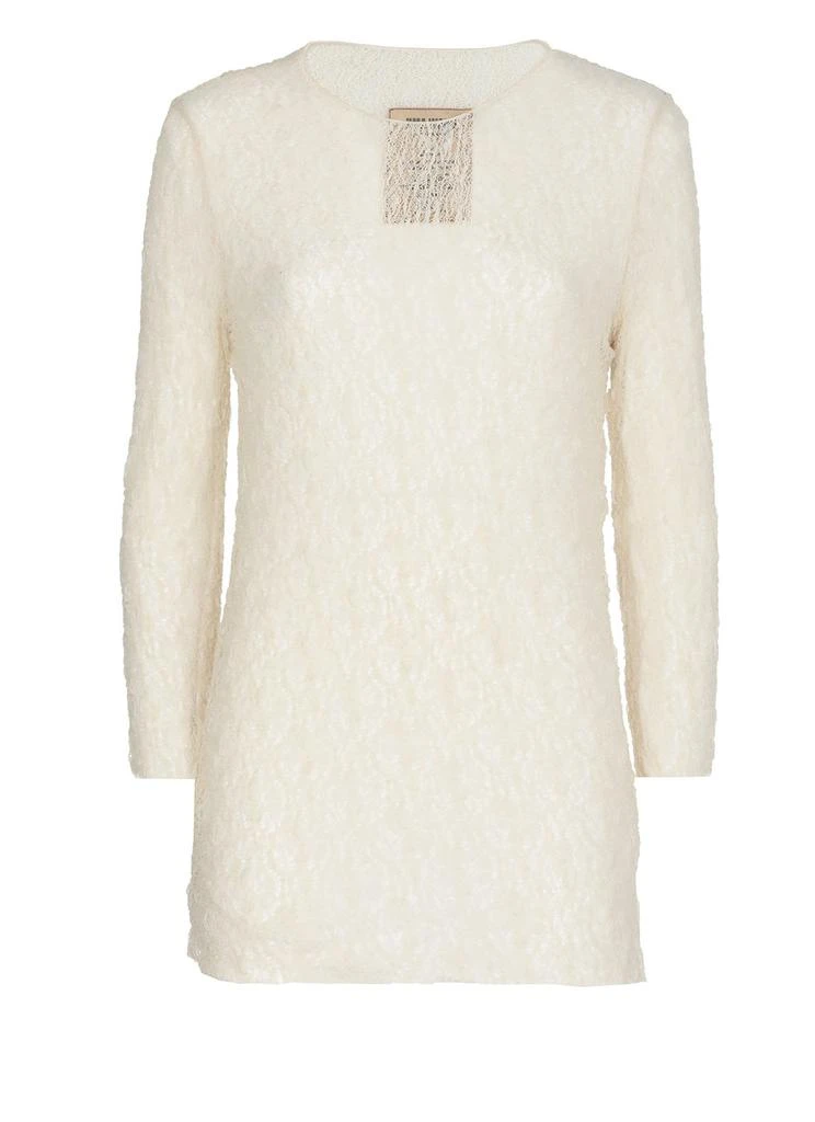 Uma Wang Uma Wang Laced Crewneck Jumper 1