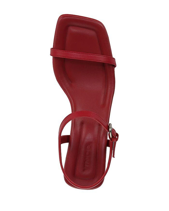 Vince Women's Coco Square Toe Kitten Heel Sandals 3