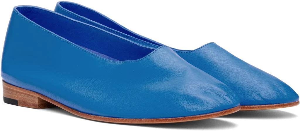 Martiniano Blue Glove Ballerina Flats 4