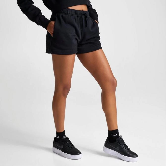 NIKE Women's Nike Sportswear Club Fleece Mid-Rise Shorts 5