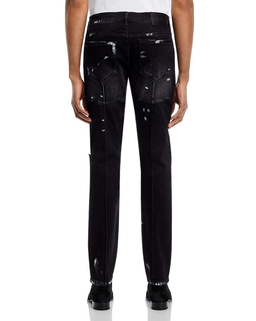 RTA Distressed Skinny Jeans in Distressed Charcoal 3