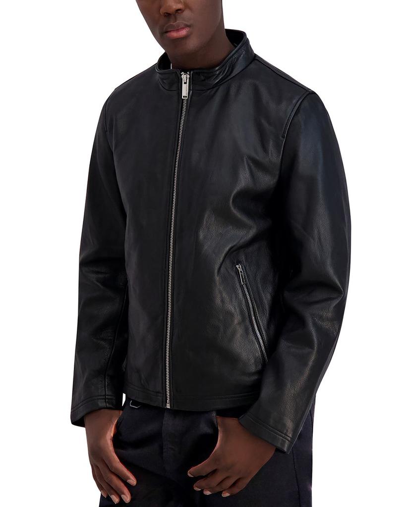 Karl Lagerfeld Paris Leather Jacket - Jackets - Free
