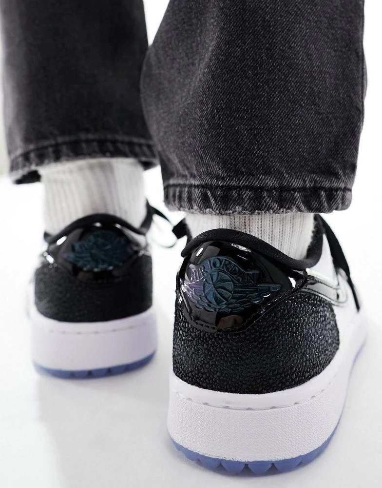 NIKE Nike Golf Air Jordan 1 low trainers in white and black 4