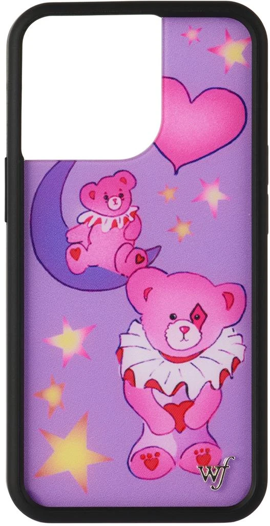 Wildflower Cases Purple Harlequin Bear Hug iPhone 13 Pro Case 1