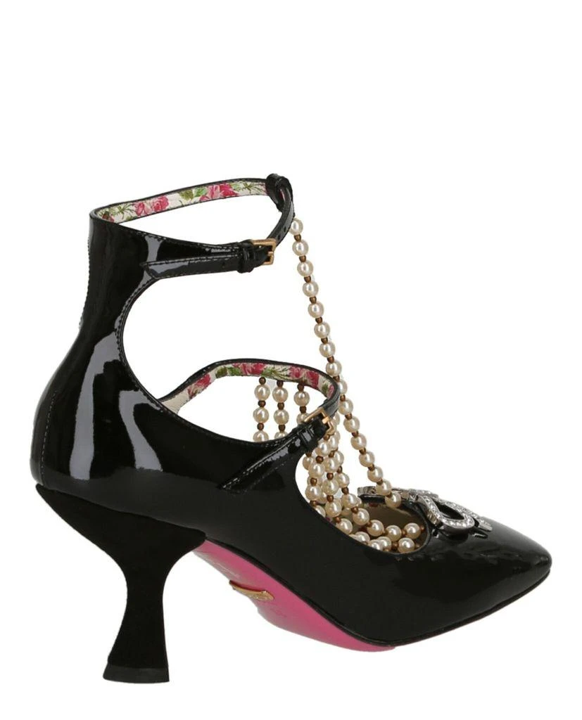 Gucci Gucci Taide Embelished Patent Leather Pumps 2