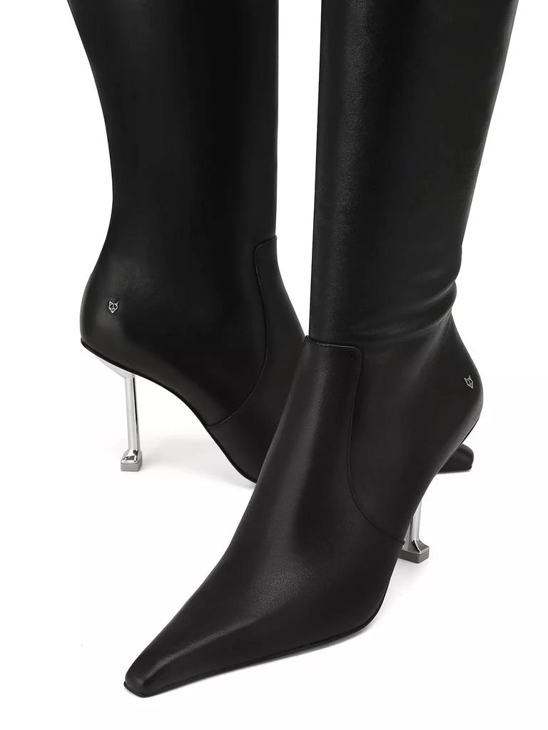 Naked Wolfe Venture Croc Patent Leather Boots 4