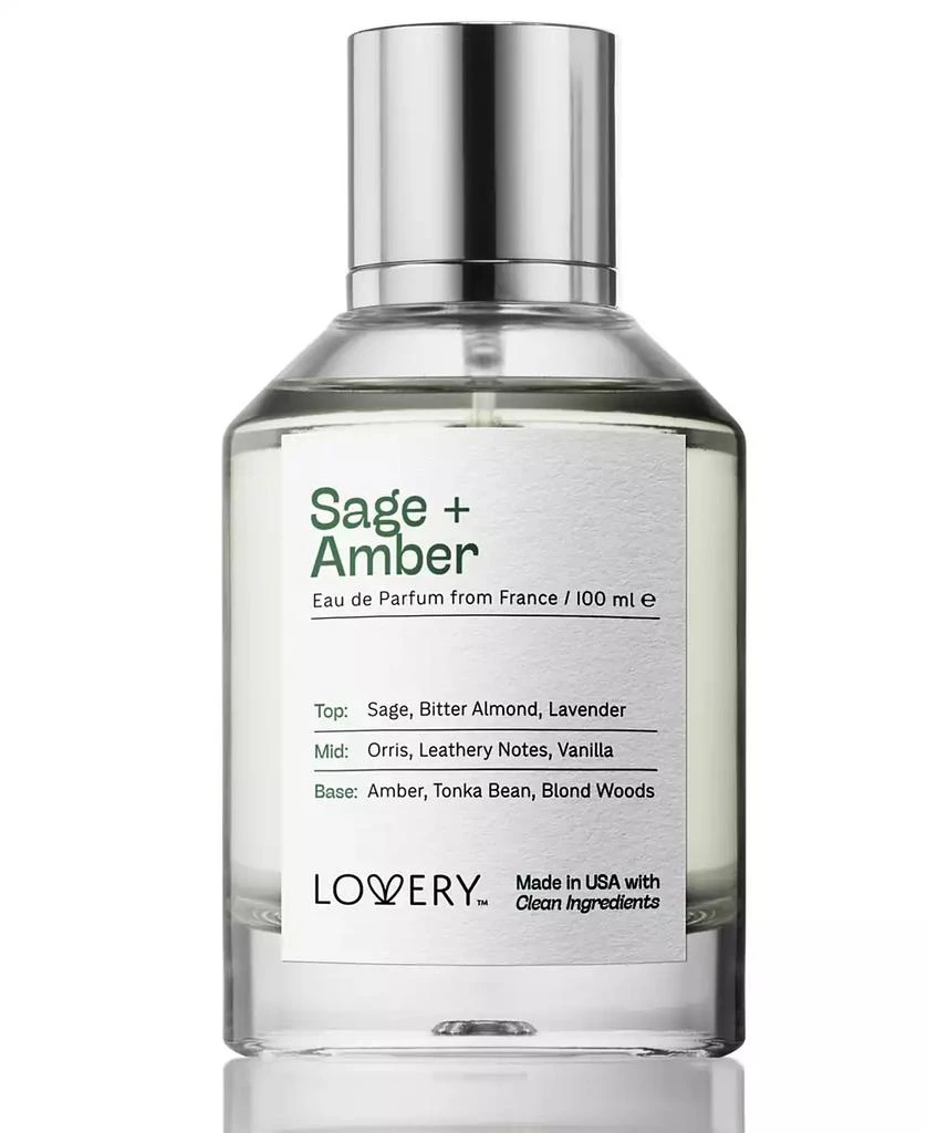 Lovery Sage + Amber Eau de Parfum, 3.4 oz. 1