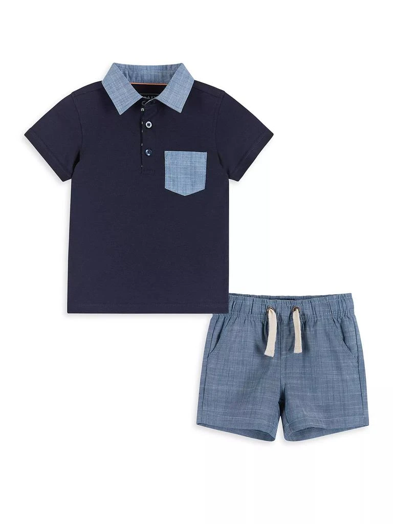 Andy & Evan Baby Boy's 2-Piece Polo Shirt & Shorts Set 1