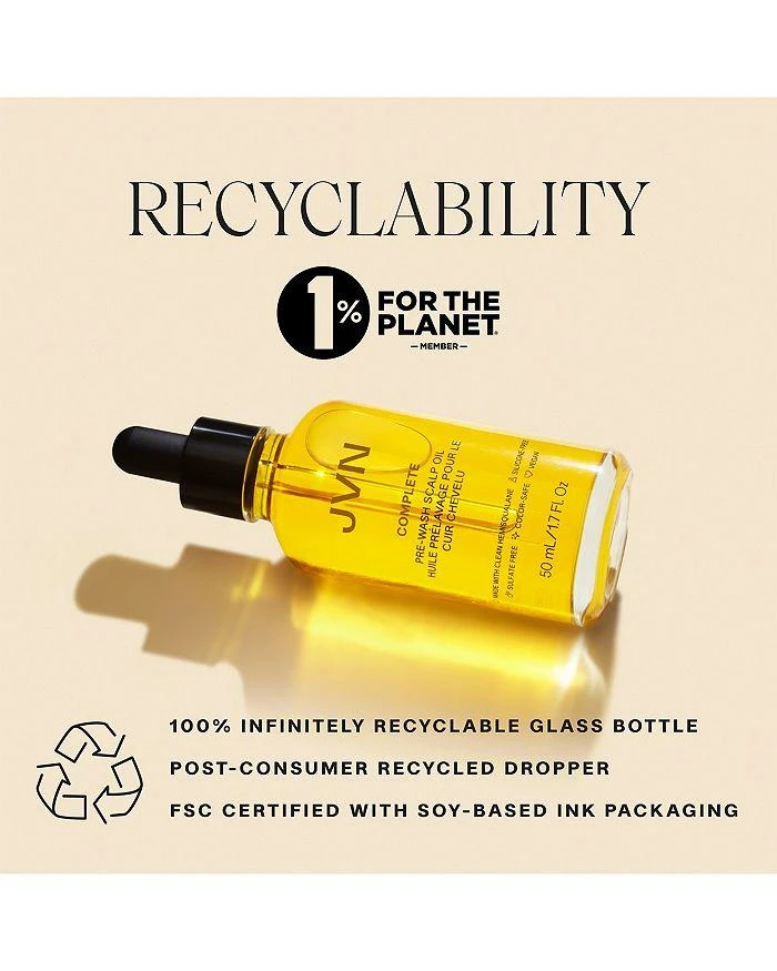JVN Complete Pre Wash Scalp Oil 1.7 oz. 10
