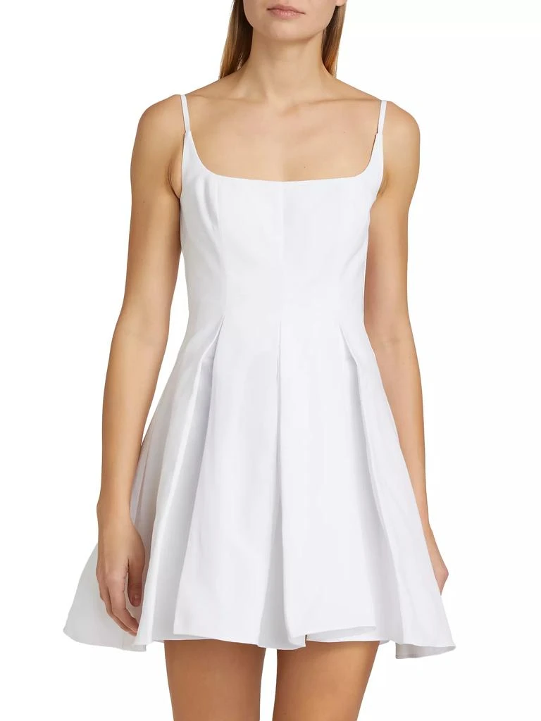 Staud Joli Pleated Minidress 3