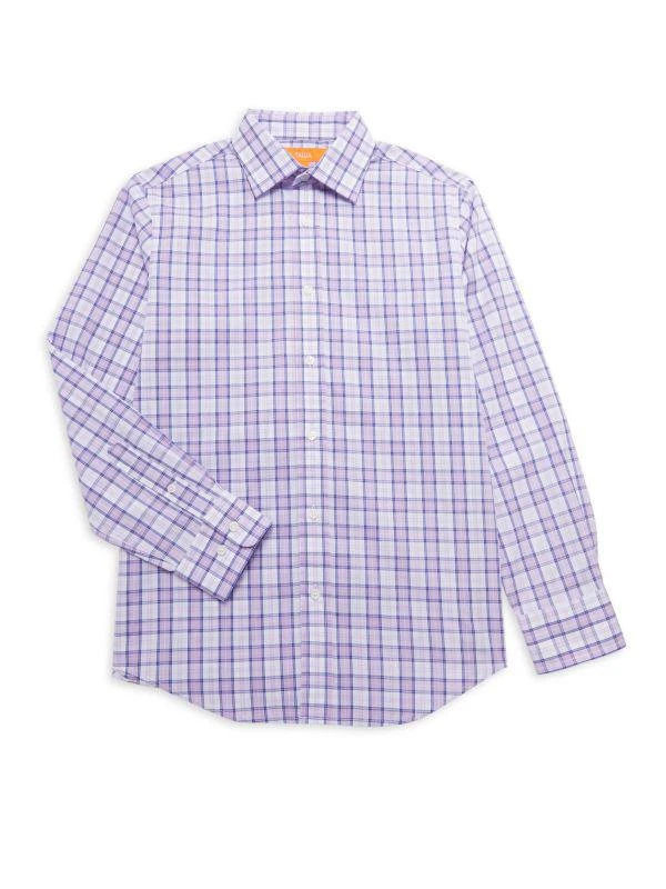 Tallia ​Boy's Plaid Woven Shirt 1