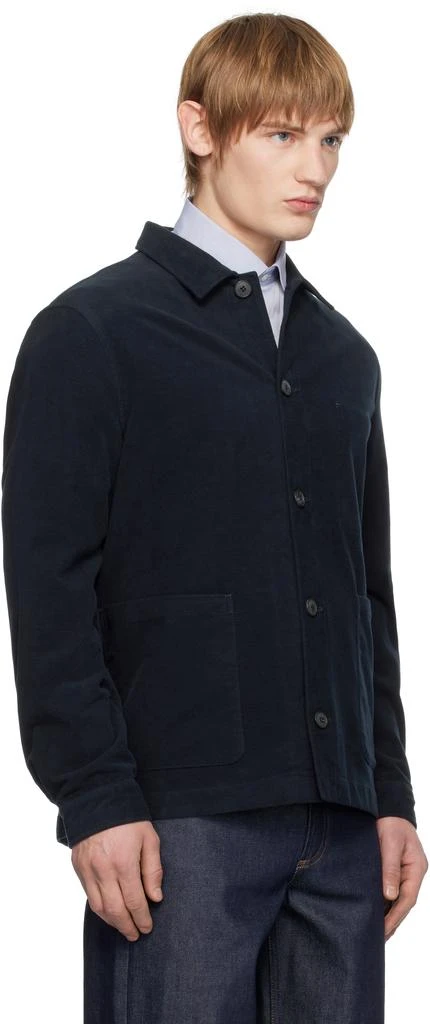 Sunspel Navy Moleskin Twin Pocket Jacket 2